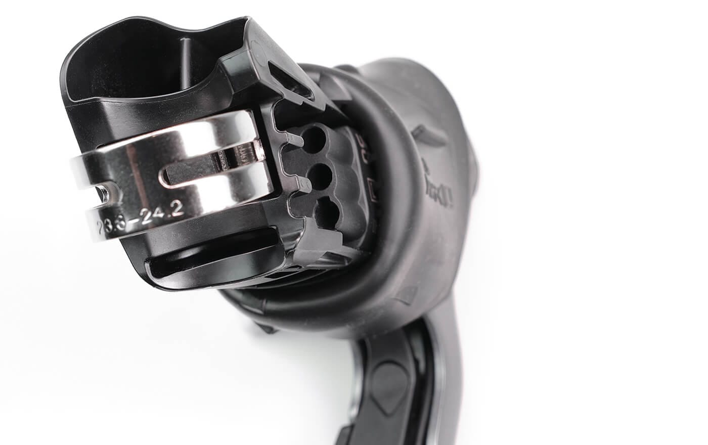 The bottom port is for EW-RS801 satellite shifters only