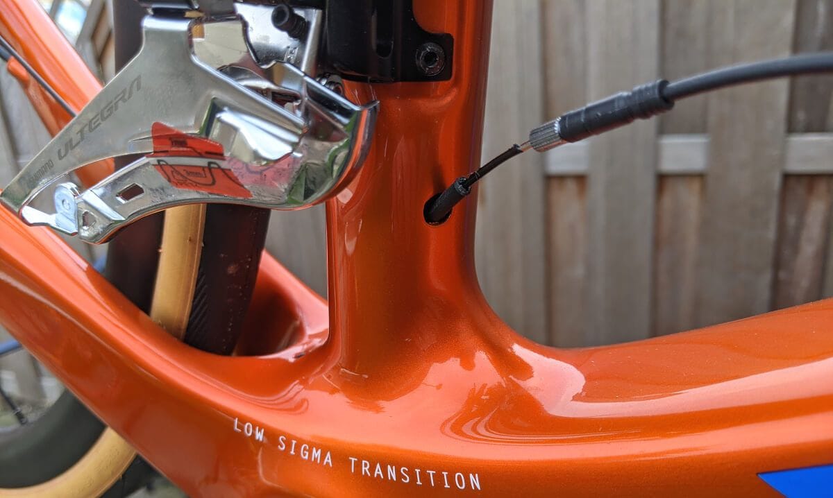 Di2 wire installation
