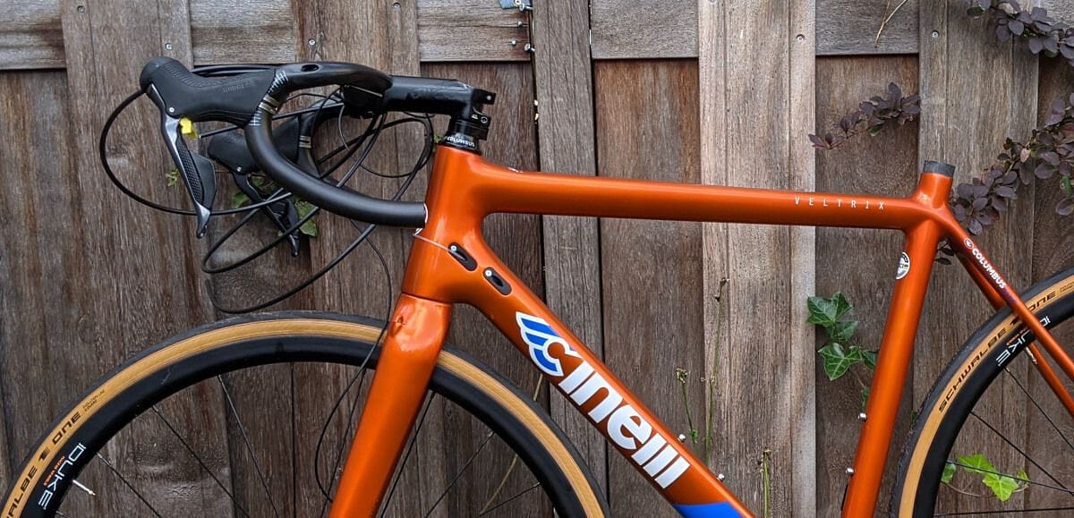 Cinelli fork cut and stem installed