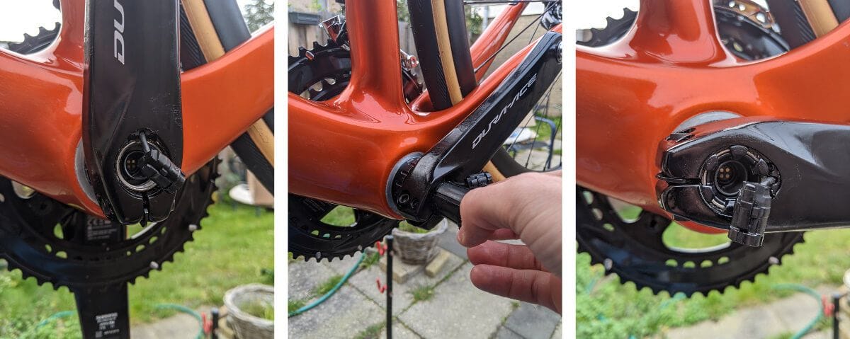 Connect the power meter wire