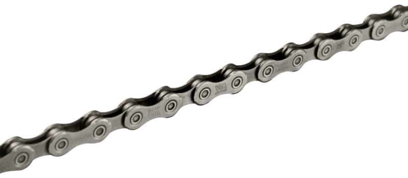 Text on the chain links should be facing out