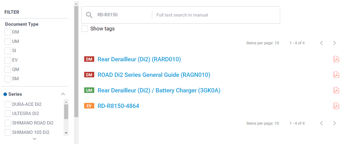 Search RD-R8150
