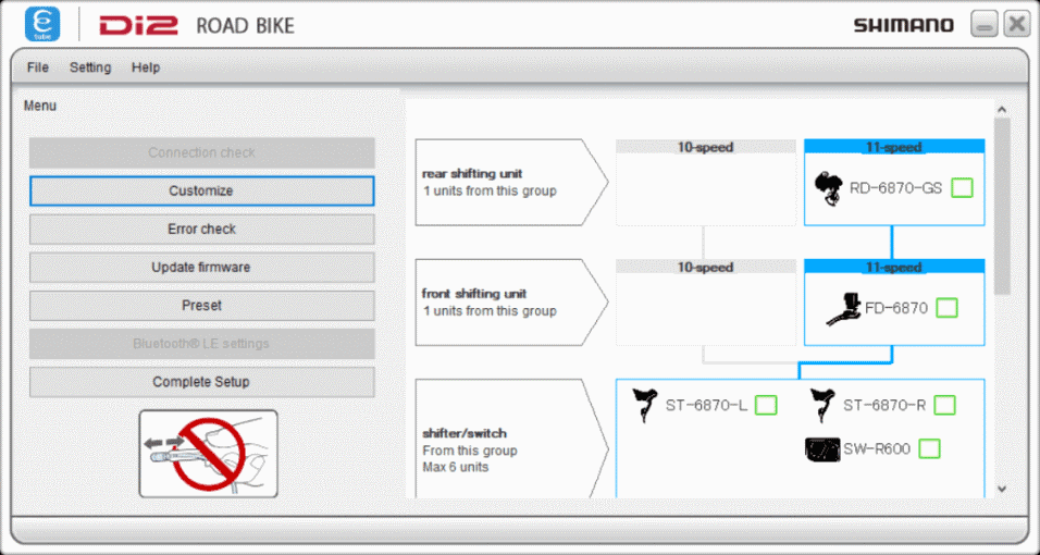 Disable GPC in e-tube project 3.4.5