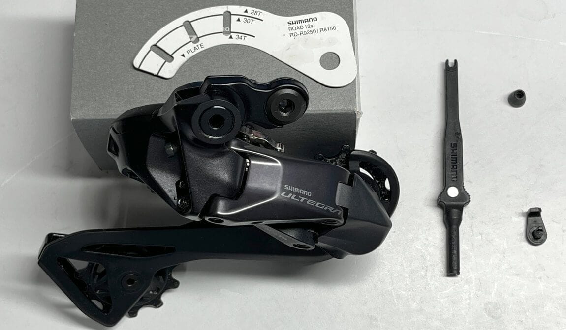12-speed road rear derailleur and parts