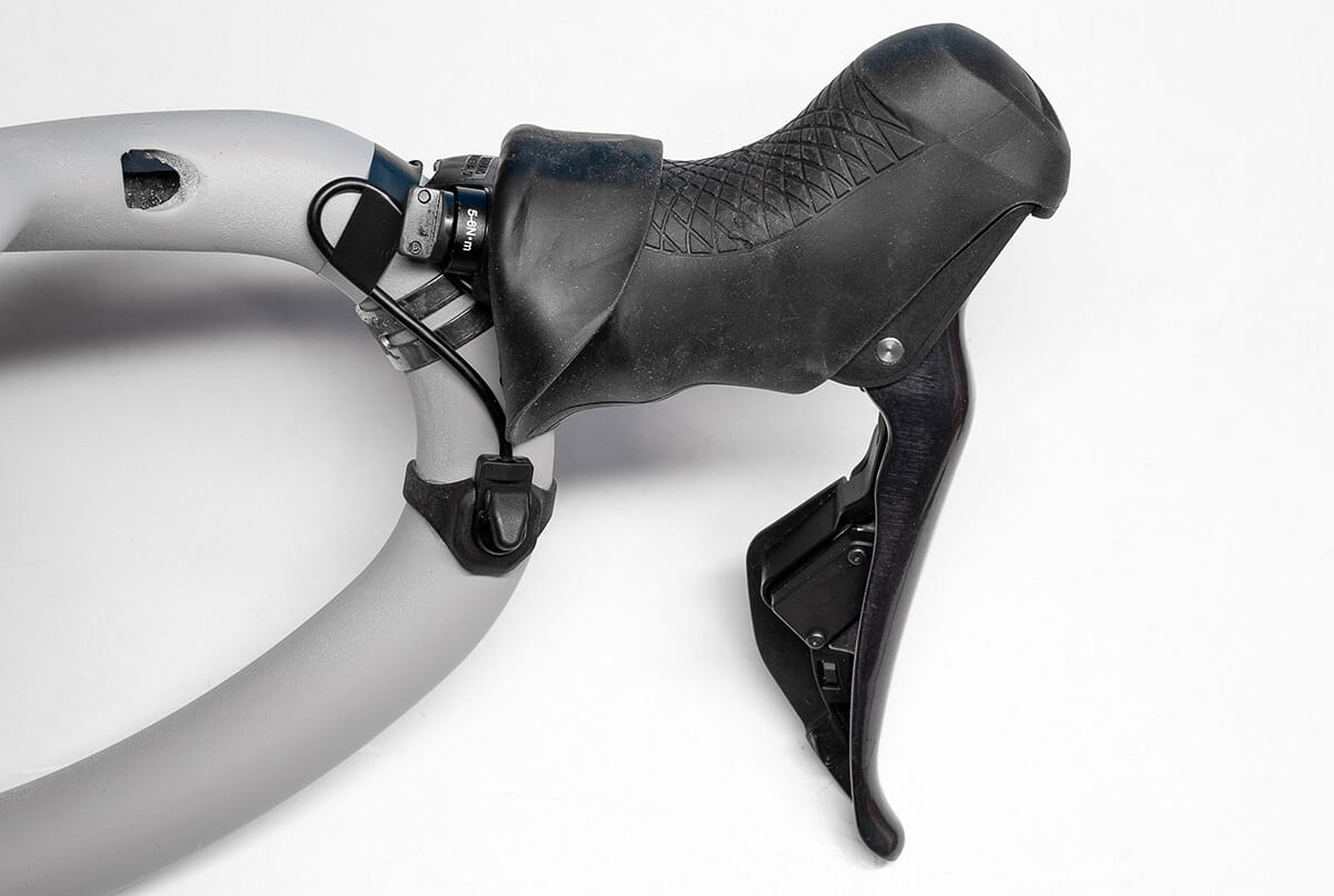 Shifter installed to handlebar