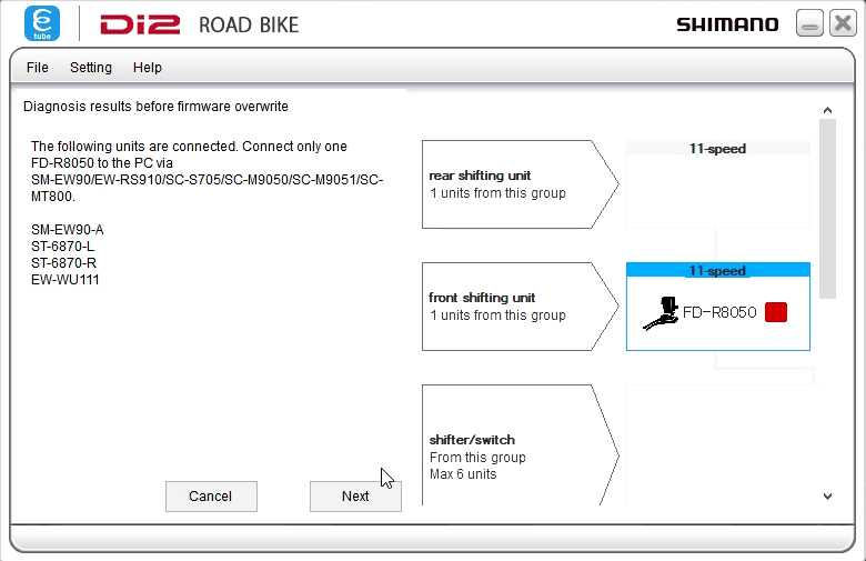 FD-R8050 not found - error