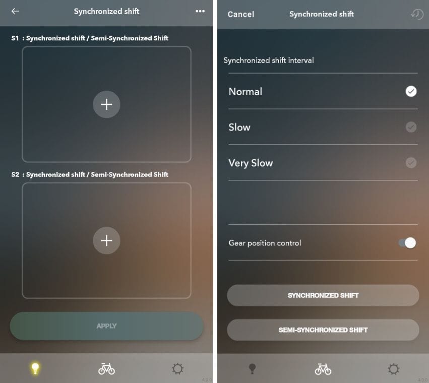 Set up synchro using mobile - screen 2