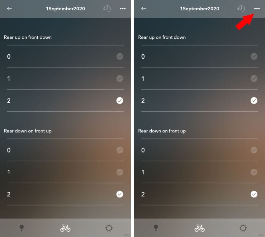 Save a preset using this menu