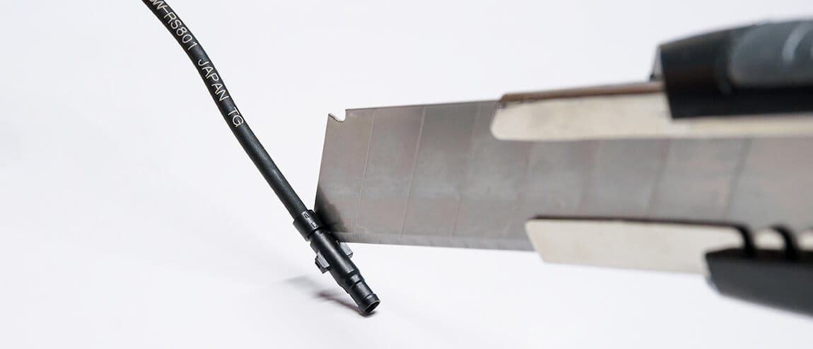 While it looks nice in the photo, don't cut your tabs off like this