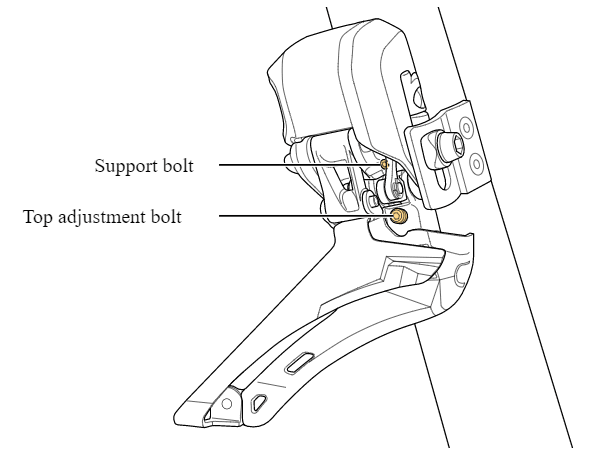 One limit bolt front derailleur