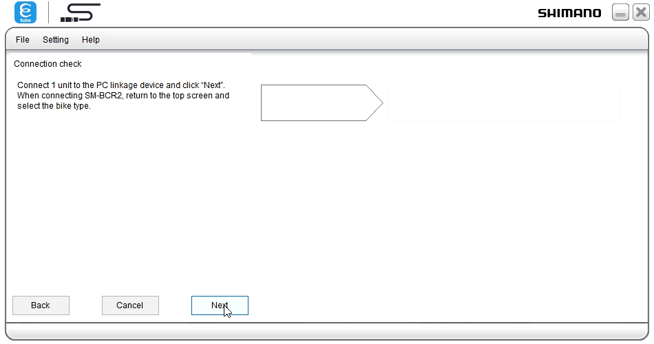 Restore firmware connection check