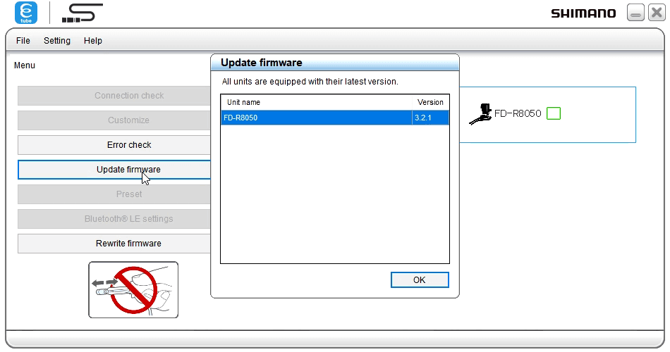FD updated to the latest firmware verion