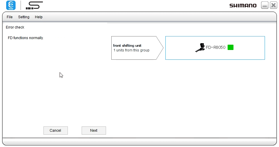 FD functions normally