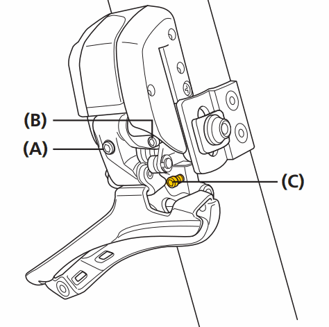 Set the top adjustment bolt
