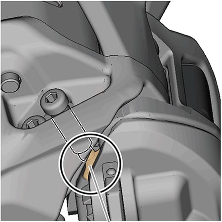 Tighten the L-screw until it touches this stopper